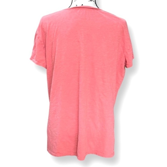 🔴 5 for $10 LOFT V-Neck Cotton Short Sleeve Top Loose Fit Size M - Picture 4 of 7